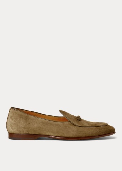 Pánské Pantofle Ralph Lauren Belvin Suede - 23145-YHCN